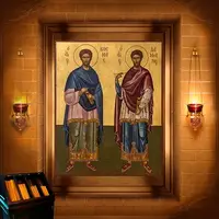 Безсрібники Косма і Даміан Аравійські і брати їхні Леонтій , Анфім і Євтропій