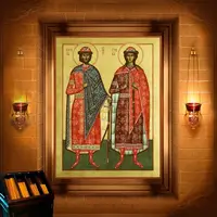 Борис і Гліб, у Святому Хрещенні Роман і Давид (1072 і 1115)