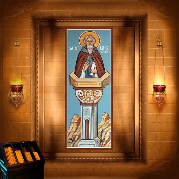 Лука Стовпник, Халкідонський, ієромонах
