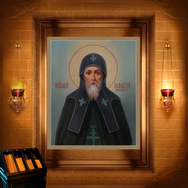 Пафнутій Печерський, затвірник
