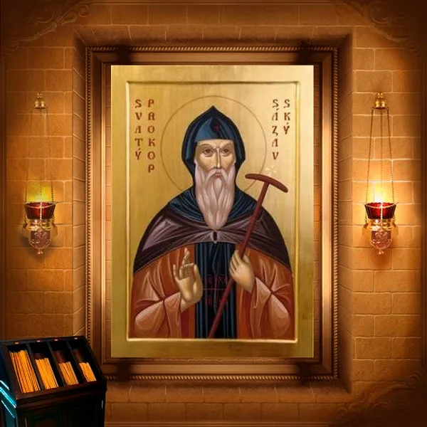 Прокопій Сазавський, Чеський, ігумен