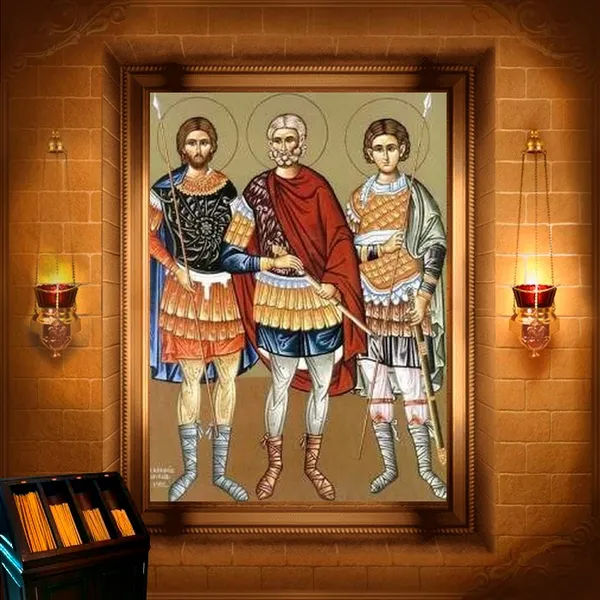 Солохон, Памфамир і Памфалон воїни