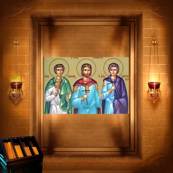Трофим, Саватій і Доримедонт