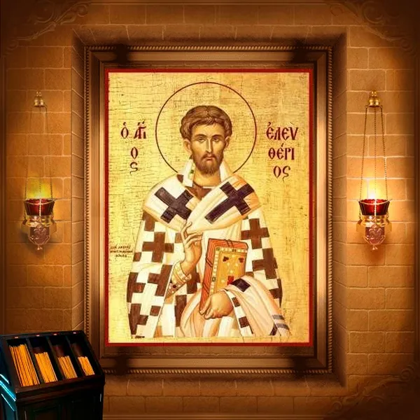 Єлевферій, єпископ, мучениця Анфія і мученик Корив, єпарх
