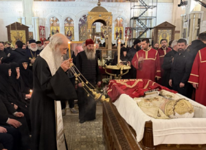 Делегація УПЦ відслужила заупокійну літію за Патріархом Ілією ІІ у Тбілісі