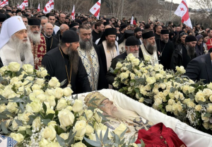 Представники Української Православної Церкви взяли участь у прощанні з Патріархом Грузії Ілією ІІ у Тбілісі
