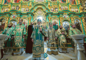 У столиці Предстоятель УПЦ відзначив храмове свято на честь преподобного Агапіта в Києво-Печерській Лаврі