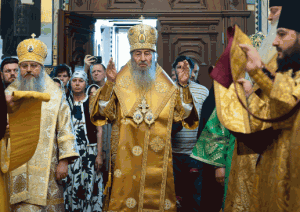 КИЇВ. У Неділю другу після Пʼятидесятниці Предстоятель УПЦ звершив Божественну літургію у Києво-Печерській Лаврі