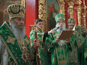 МИИТРОПОЛИТ СЕРГІЙ ВІД ІМЕНІ ПОВНОТИ УПЦ ПРИВІТАВ МИТРОПОЛИТА ОНУФРІЯ З ДНЕМ ТЕЗОІМЕНИТСТВА