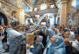 Предстоятель УПЦ звершив святкову літургію на честь Успіння Богородиці у Києво-Печерській Лаврі