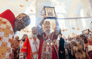 КИЇВ. Предстоятель УПЦ очолив чин прославлення у лику святих блаженної Ольги Києво-Флорівської