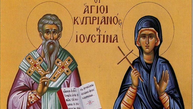 Церковний календар на 2 жовтня: пам'ять святих мучеників Кипріана і Юстини