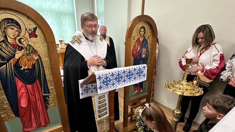 Предстоятель УГКЦ провів освячення Українського дому в столиці Латвії