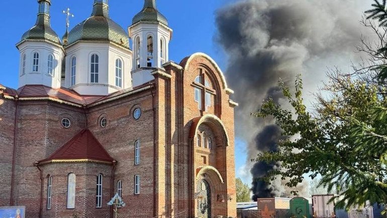 На Волині внаслідок чергового російського удару постраждала церква ПЦУ